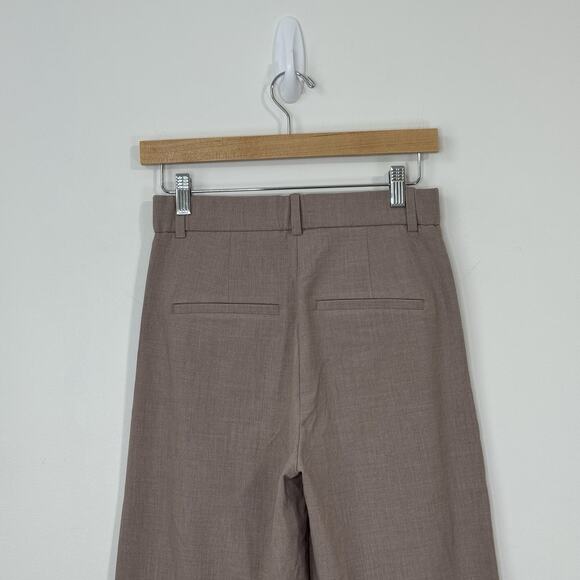 NWT Abercrombie & Fitch Ultra High Wide Leg Trousers Women's Size 25 / 0R Taupe - Picture 8 of 14